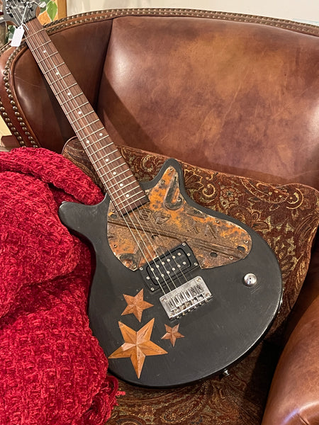 Electric Guitar with 1948 New York Plates