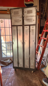 Refinished Vintage Industrial School Lockers