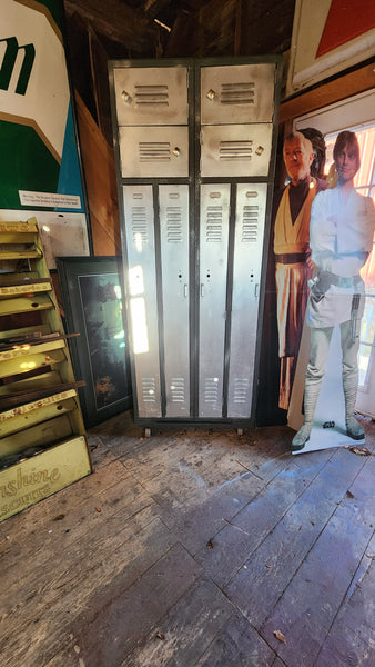 Refinished Vintage Industrial School Lockers