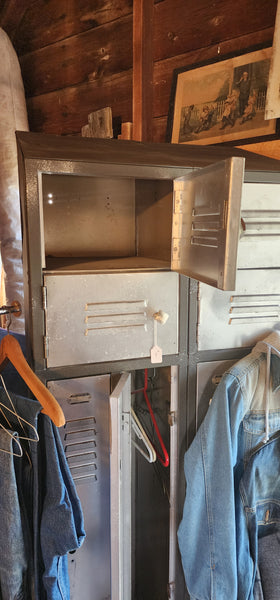 Refinished Vintage Industrial School Lockers