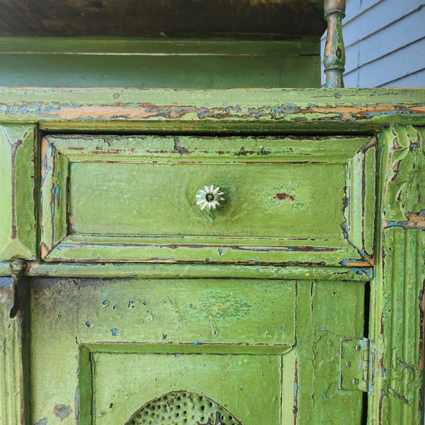 Early American Pie Safe Cabinet